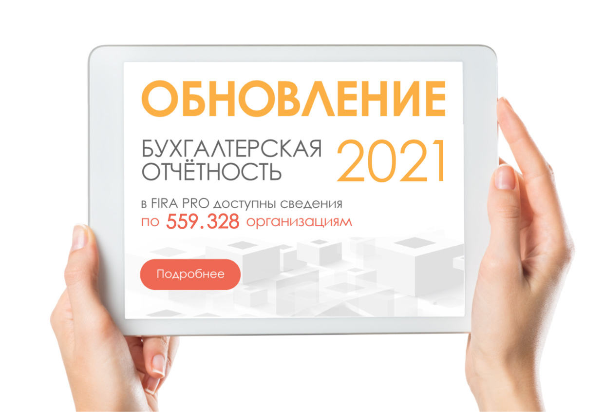 Бухгалтерская отчётность по организациям РФ за 2021